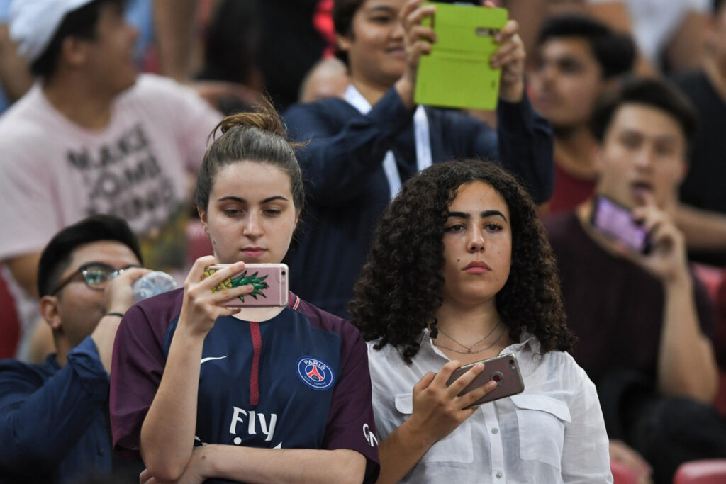 Aficionados al fútbol
