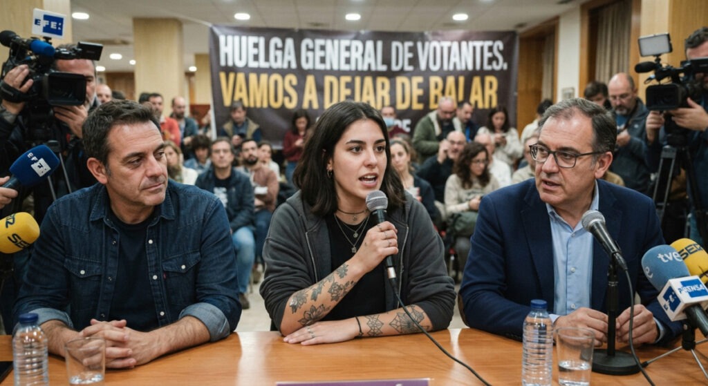 Huelga votantes
